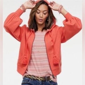 Cabi Women's Deluxe Hoodie Style# 5657 Tangerine Size Small